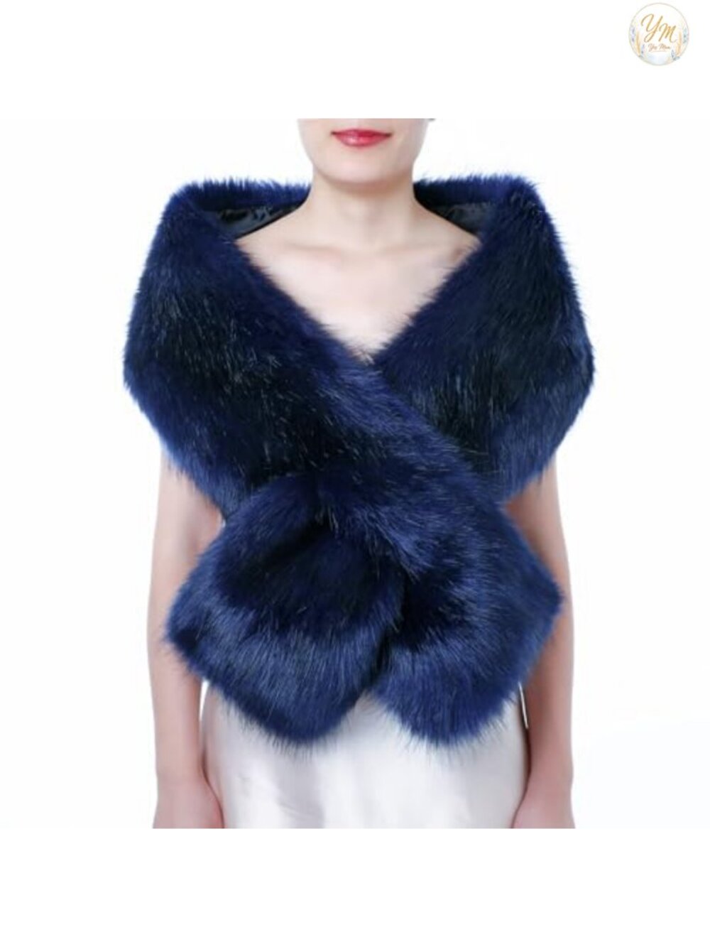Faux Fur Scarf Wrap Collar Shawl Shrug Winter Cold Weather